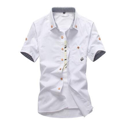 Embroidery Mens Shirts - Frazeshop