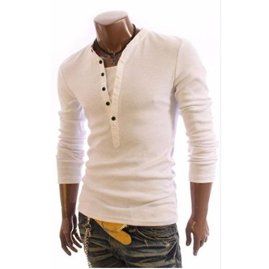 British Style Mens V-neck T-Shirt - Frazeshop