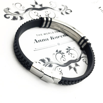 Zap Stainless Steel Men's Bracelet - Frazeshop