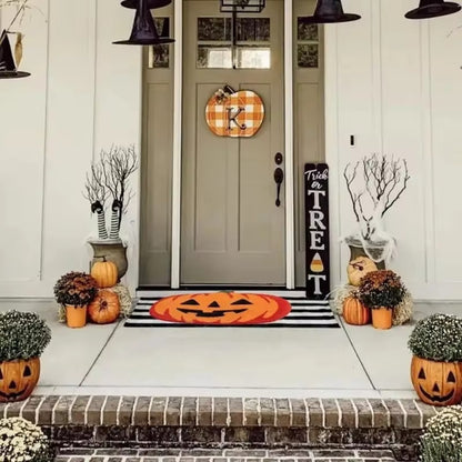 Halloween Pumpkin Bath Rug