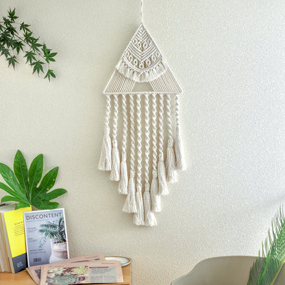 Handwoven Home Decor Triangle Dream Catcher Pendant - Frazeshop