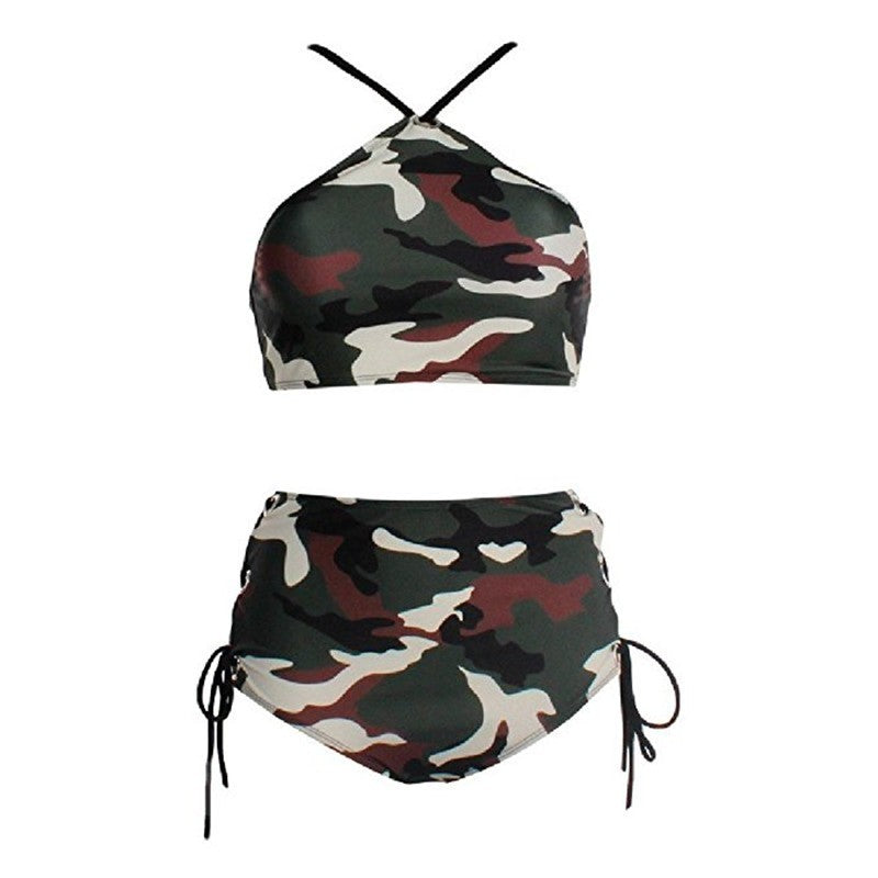 Women's Sexy Camouflage Swimsuit Bikini - Frazeshop