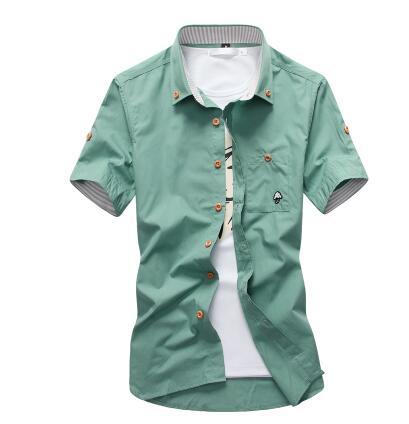 Embroidery Mens Shirts - Frazeshop