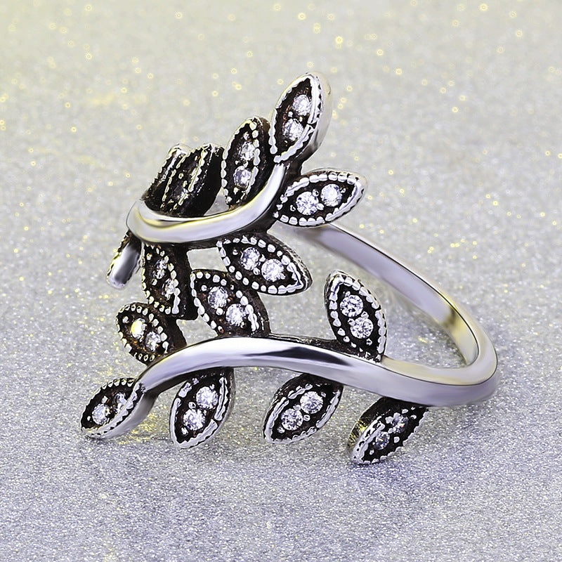 Tree of Life Rings Black Vintage Rings - Frazeshop