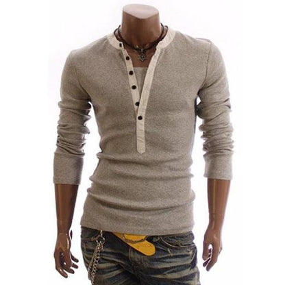 British Style Mens V-neck T-Shirt - Frazeshop