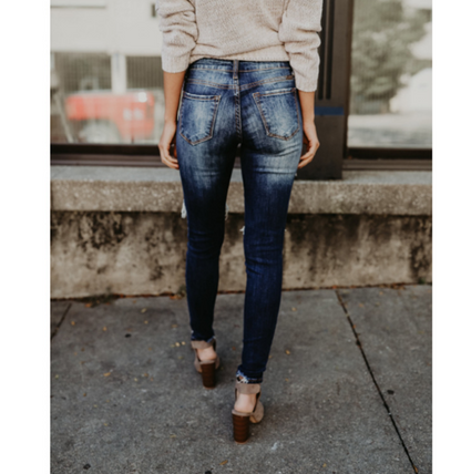 Women's mid-rise jeans - Frazeshop