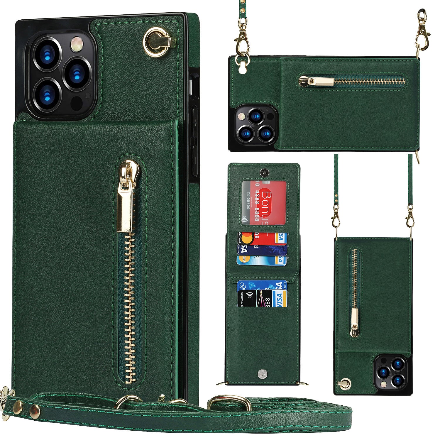 Zipper Crossbody Phone Case - Frazeshop