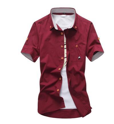 Embroidery Mens Shirts - Frazeshop