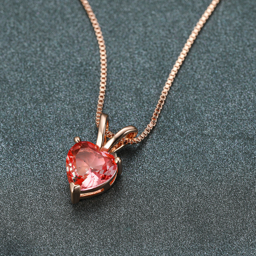 Love Tourmaline Stone Necklace - Frazeshop