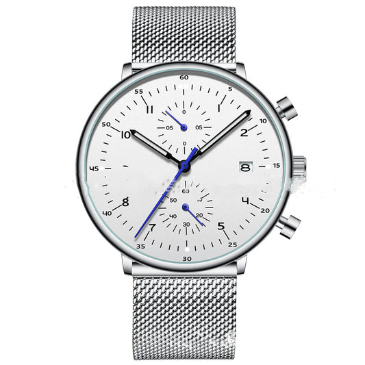 Men's Stainless Steel Wrist Watch - Frazeshop