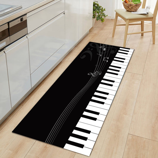 Piano Printed Kitchen/Living Room Decor Rug - Frazeshop