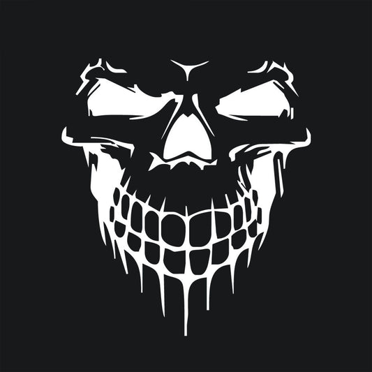 Hood Sticker Side Door Sticker Skull Head Reflective Car Sticker - Frazeshop
