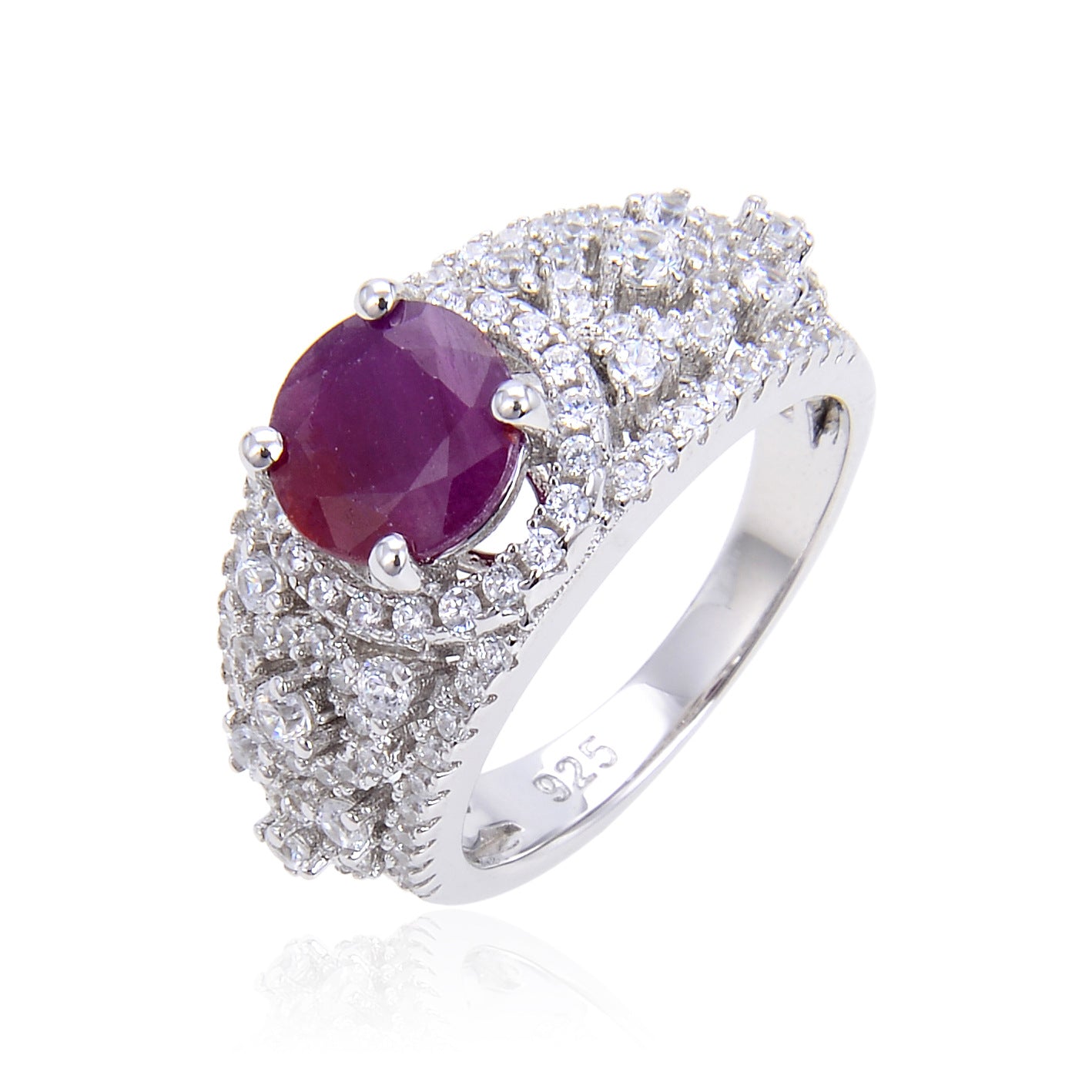 Natural Gemstone Crystal Ring Jewelry - Frazeshop