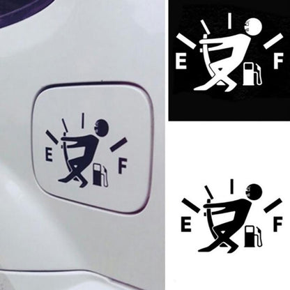 Funny Car Sticker Pull Fuel Tank Pointer Ef Fuel Tank  Car Sticker Fuel Tank Vinyl Sticker Decal - Frazeshop