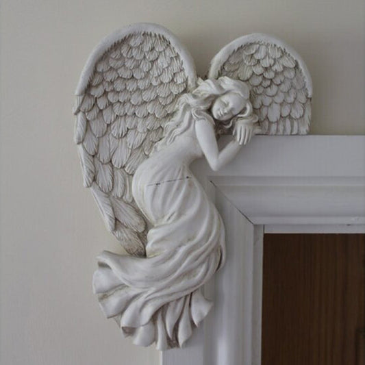 Door Frame Angel Wings Wall Sculpture - Frazeshop