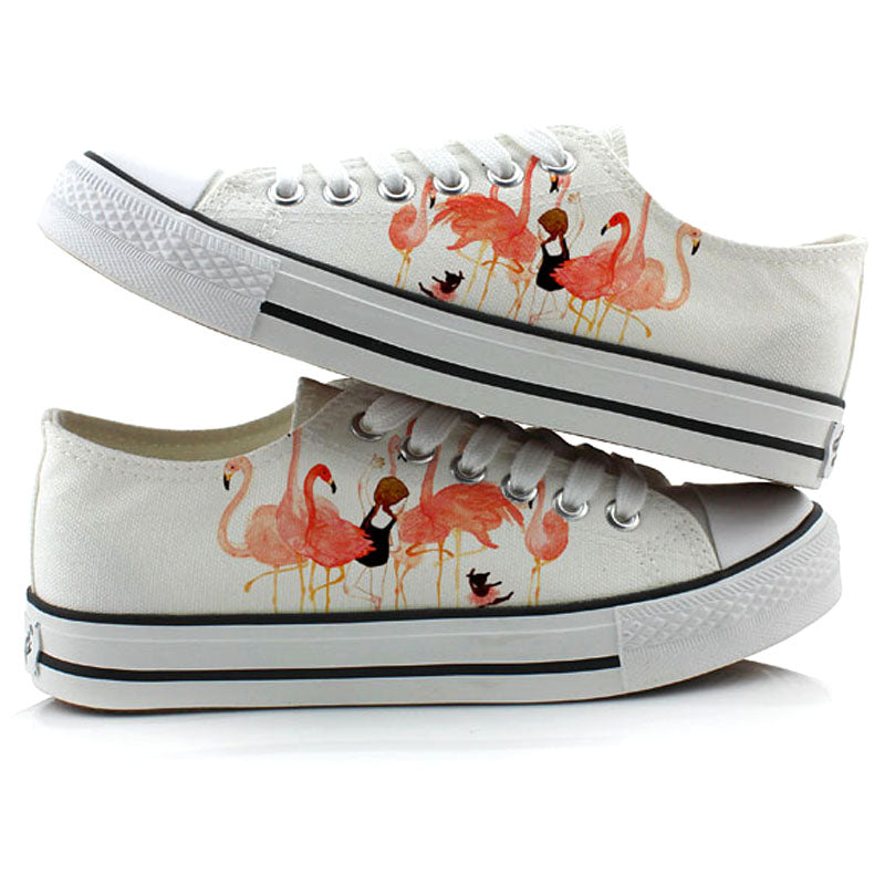 Flamingo canvas shoes - Frazeshop