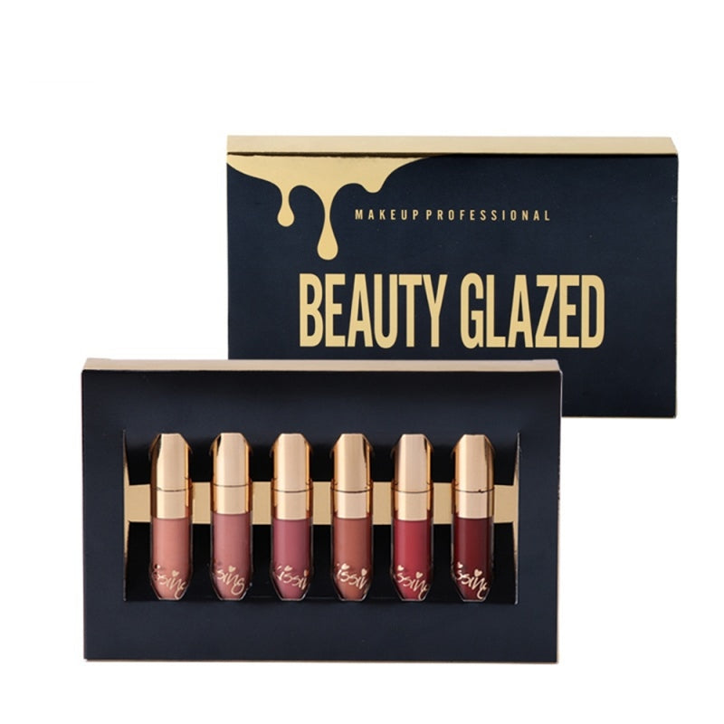 Beauty glazed 6 lipstick set - Frazeshop