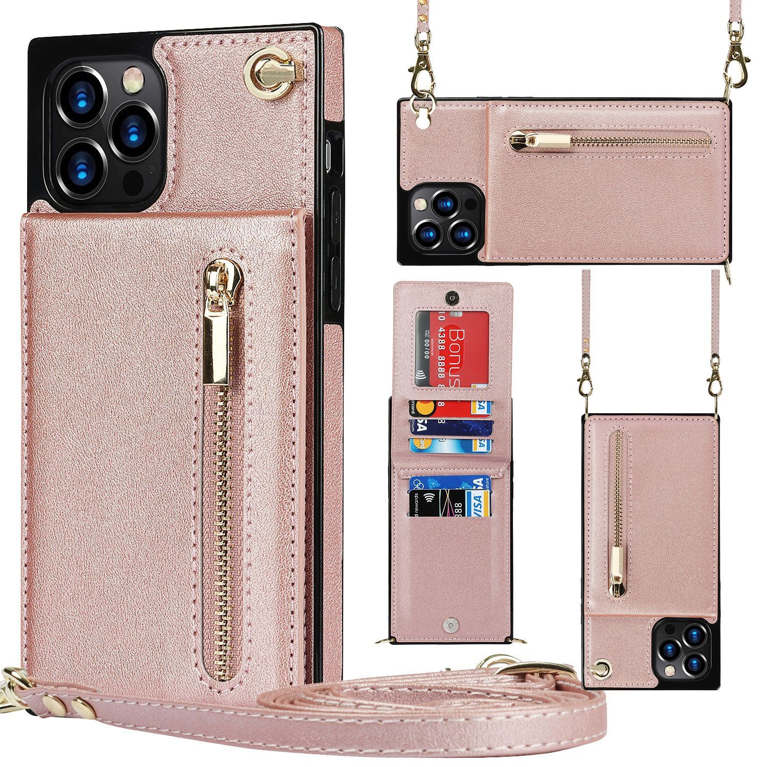 Zipper Crossbody Phone Case - Frazeshop