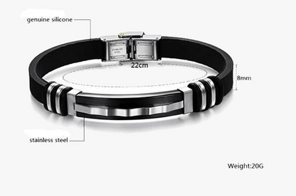 Zap Stainless Steel Men's Bracelet - Frazeshop