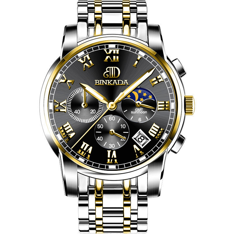 Men's Fashion Quartz Watch Waterproof - Frazeshop