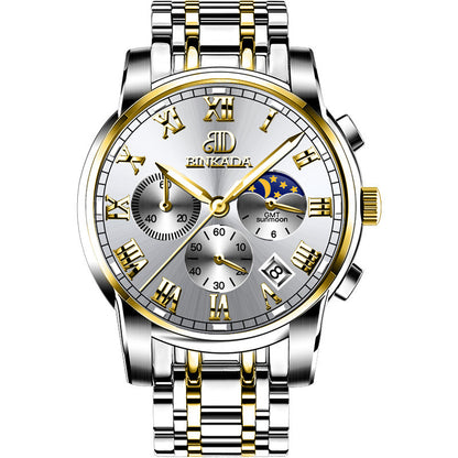 Men's Fashion Quartz Watch Waterproof - Frazeshop