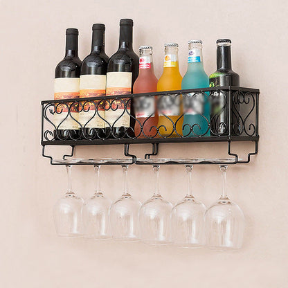 Wall Mount Metal Wine Rack - Frazeshop