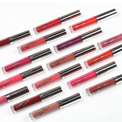 Lipstick 18 Count Lip Gloss Set Matte Velvet Lip Gloss - Frazeshop