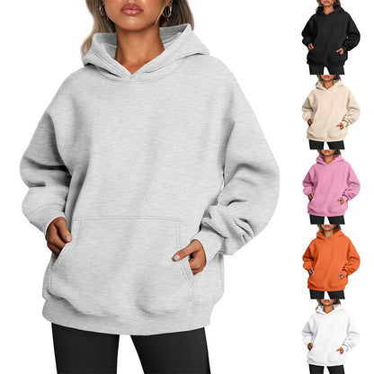 Women's Oversized Hoodies (Fleece w/Pocket) - Frazeshop