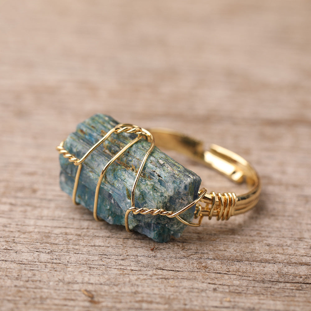 Natural Gemstone Ring - Frazeshop