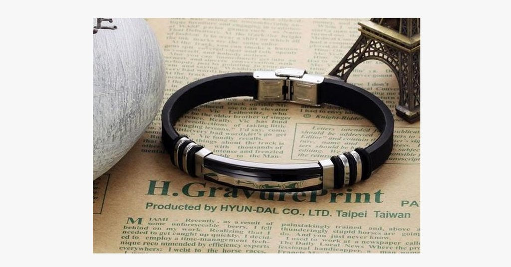 Zap Stainless Steel Men's Bracelet - Frazeshop