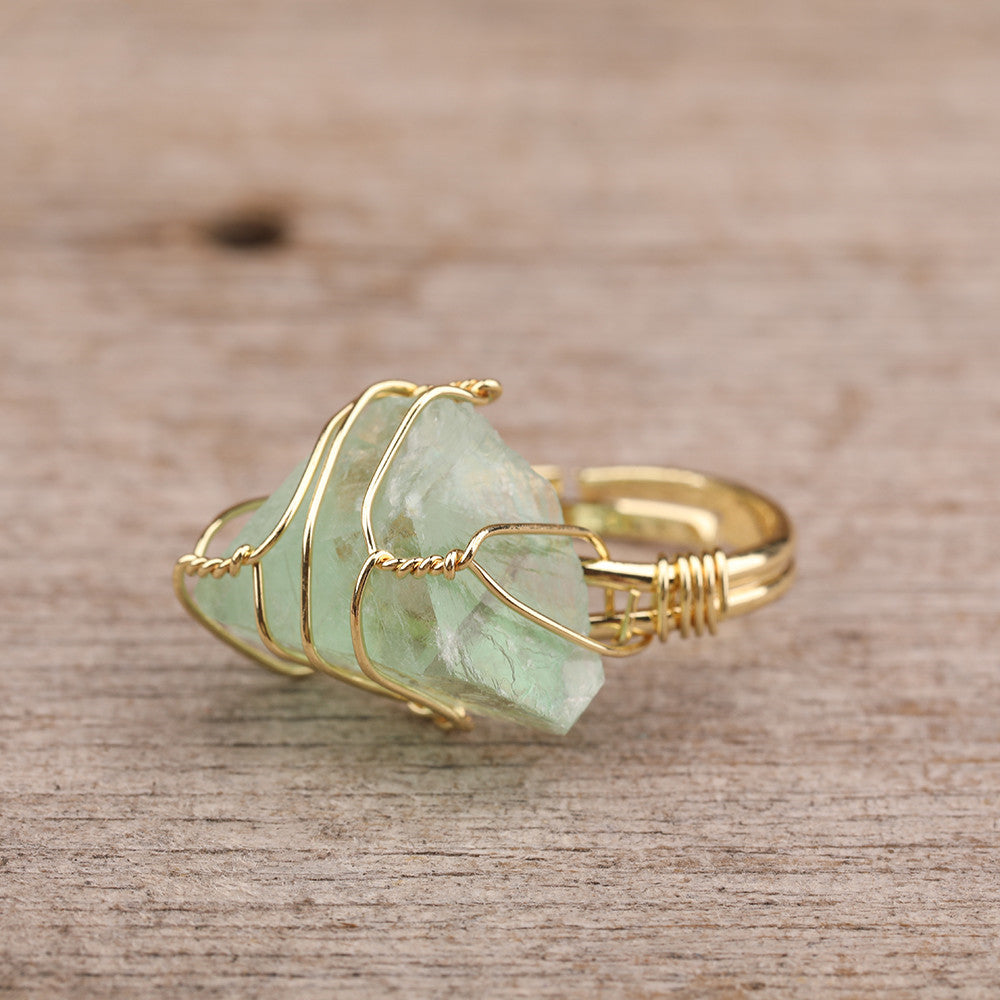 Natural Gemstone Ring - Frazeshop