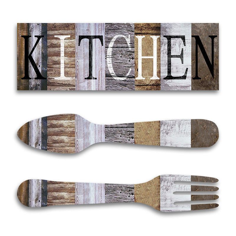 Home Decor Wooden Sign Pendant Kitchen Dining Room - Frazeshop