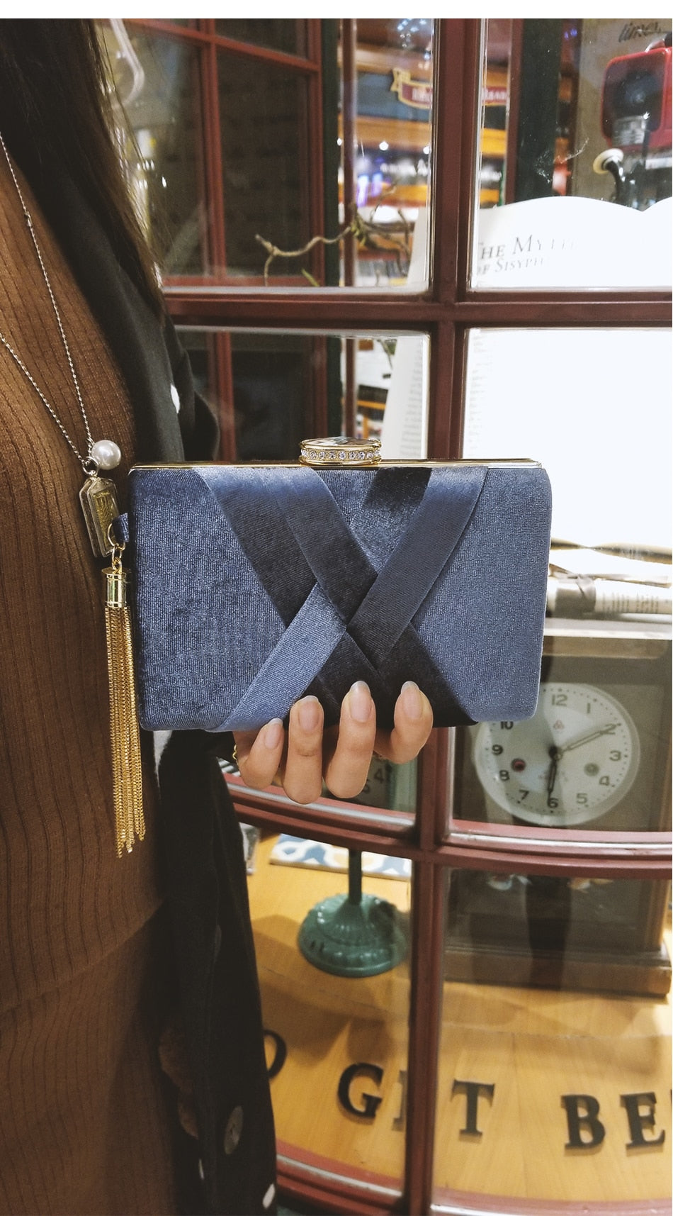 Top Quality Suede Clutch/Purse - Frazeshop