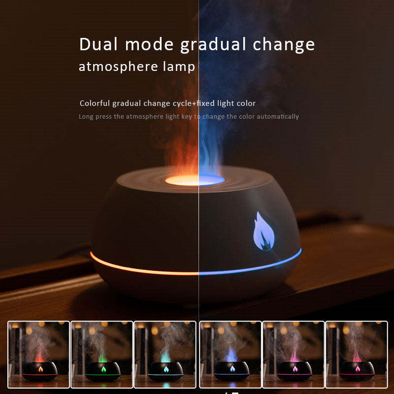 Flame Humidifier/Aromatherapy Diffuser (7 Colors) - Frazeshop