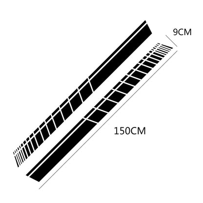 Striped Car Body Stickers - Frazeshop