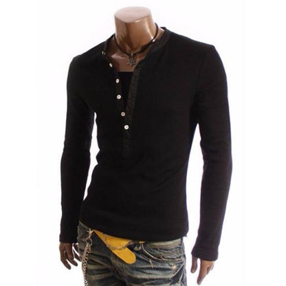 British Style Mens V-neck T-Shirt - Frazeshop