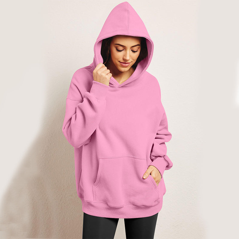 Women's Oversized Hoodies (Fleece w/Pocket) - Frazeshop