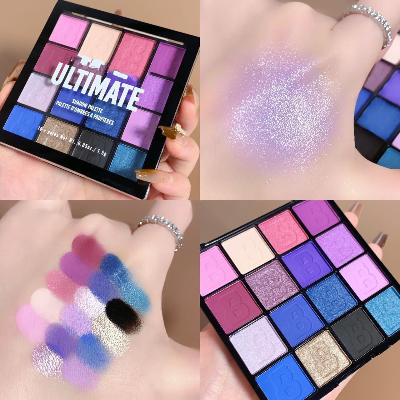 Matte Pearlescent Stage Makeup Eye Shadow Plate - Frazeshop