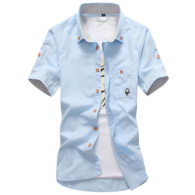 Embroidery Mens Shirts - Frazeshop