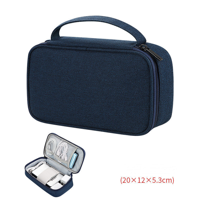 Multifunctional Mobile Phone Digital Accessories Polyester Oxford Cloth Storage Bag - Frazeshop