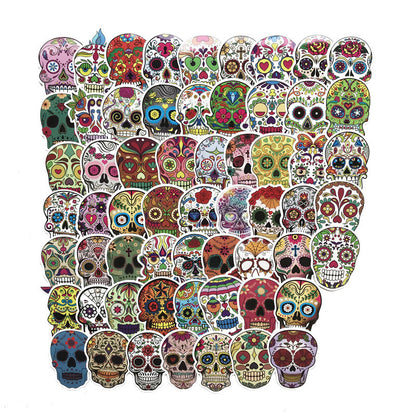 Skull Head Vinyl Waterproof Car Sticker - Frazeshop