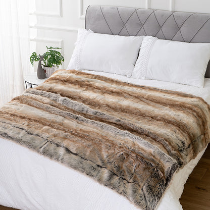 Luxury Faux Fur Throw Blanket - Frazeshop
