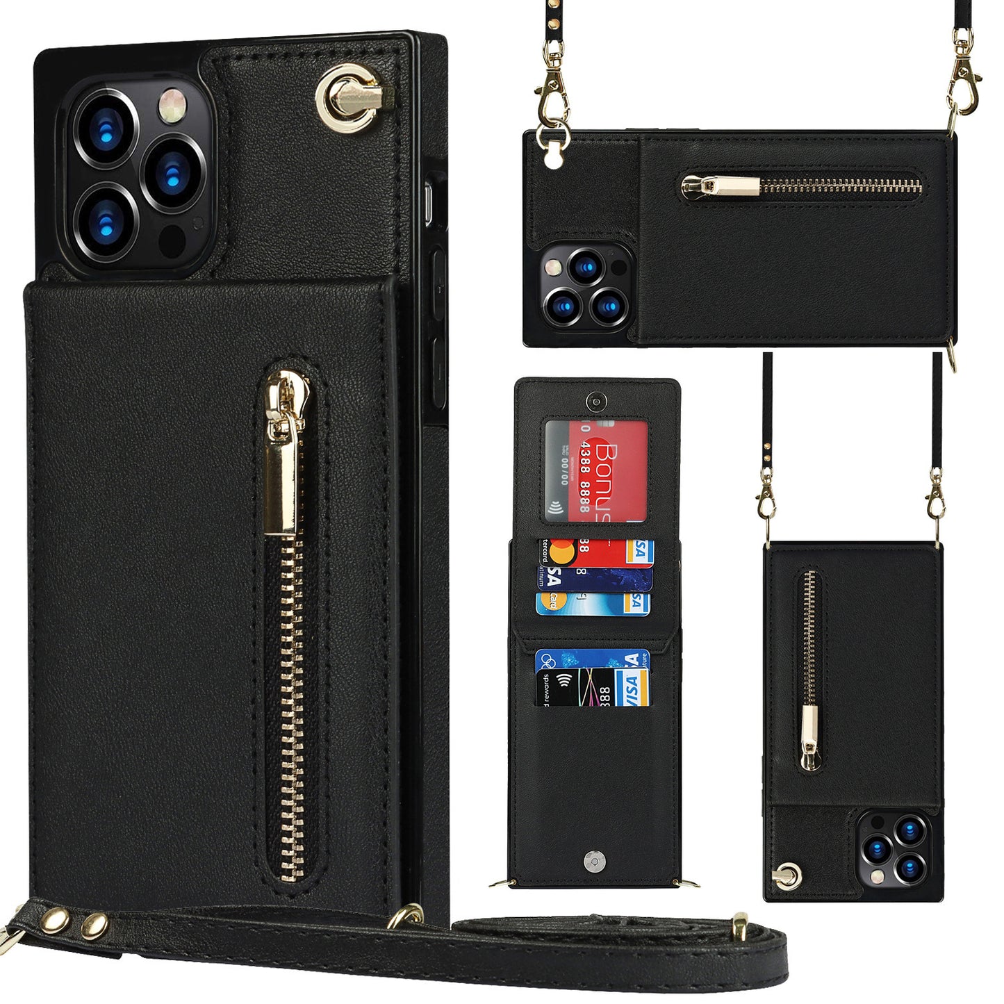 Zipper Crossbody Phone Case - Frazeshop