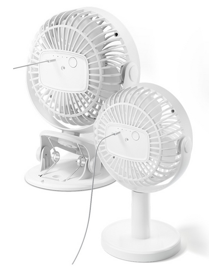 Mini Clip-on USB Desktop Fan - Frazeshop