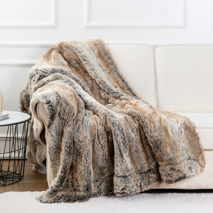 Luxury Faux Fur Throw Blanket - Frazeshop