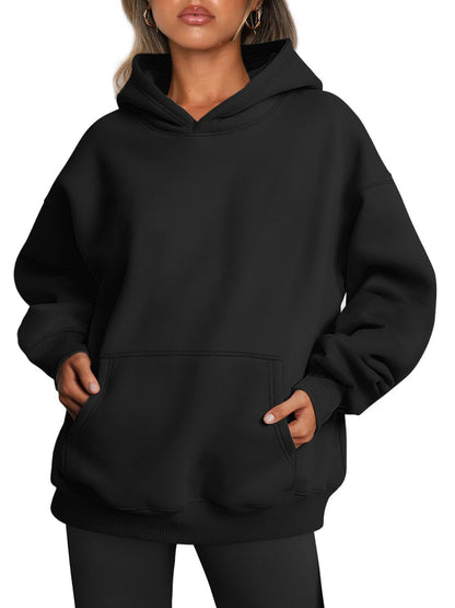 Women's Oversized Hoodies (Fleece w/Pocket) - Frazeshop