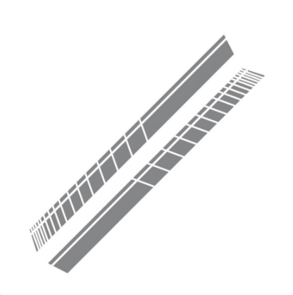 Striped Car Body Stickers - Frazeshop
