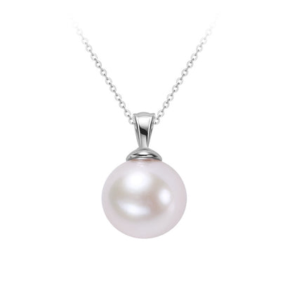 Silver Freshwater Pearl Necklace - Frazeshop