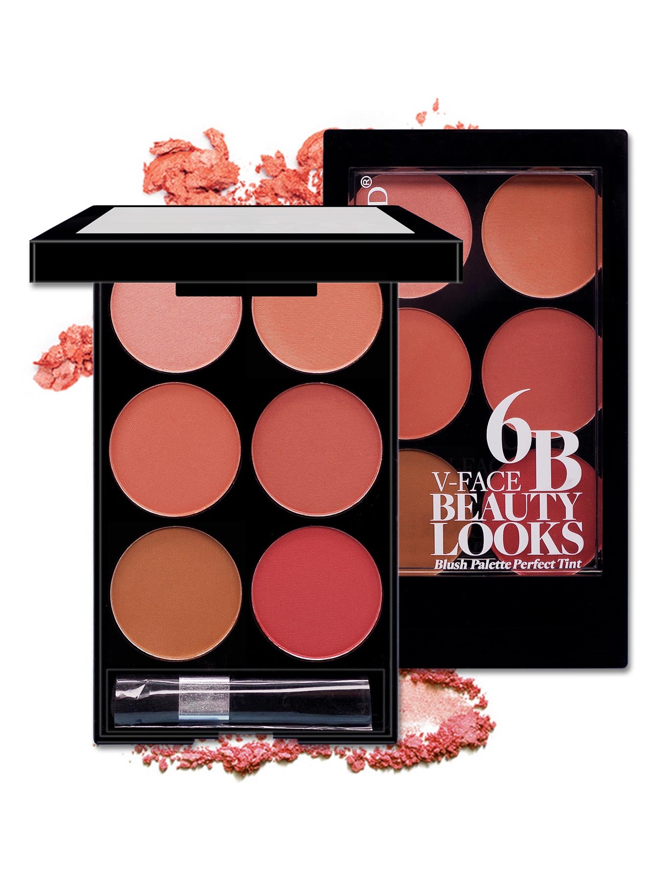 6B Beauty Looks | Six-color Blush Set - Frazeshop