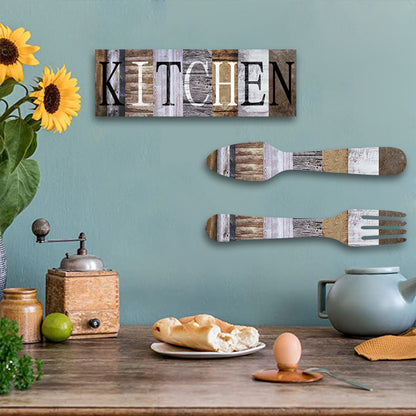 Home Decor Wooden Sign Pendant Kitchen Dining Room - Frazeshop